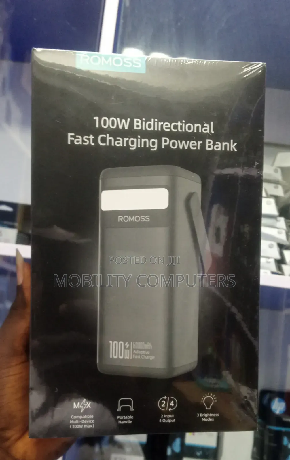Romoss 100w Power Bank 60000mah for (Phone and Laptop)
