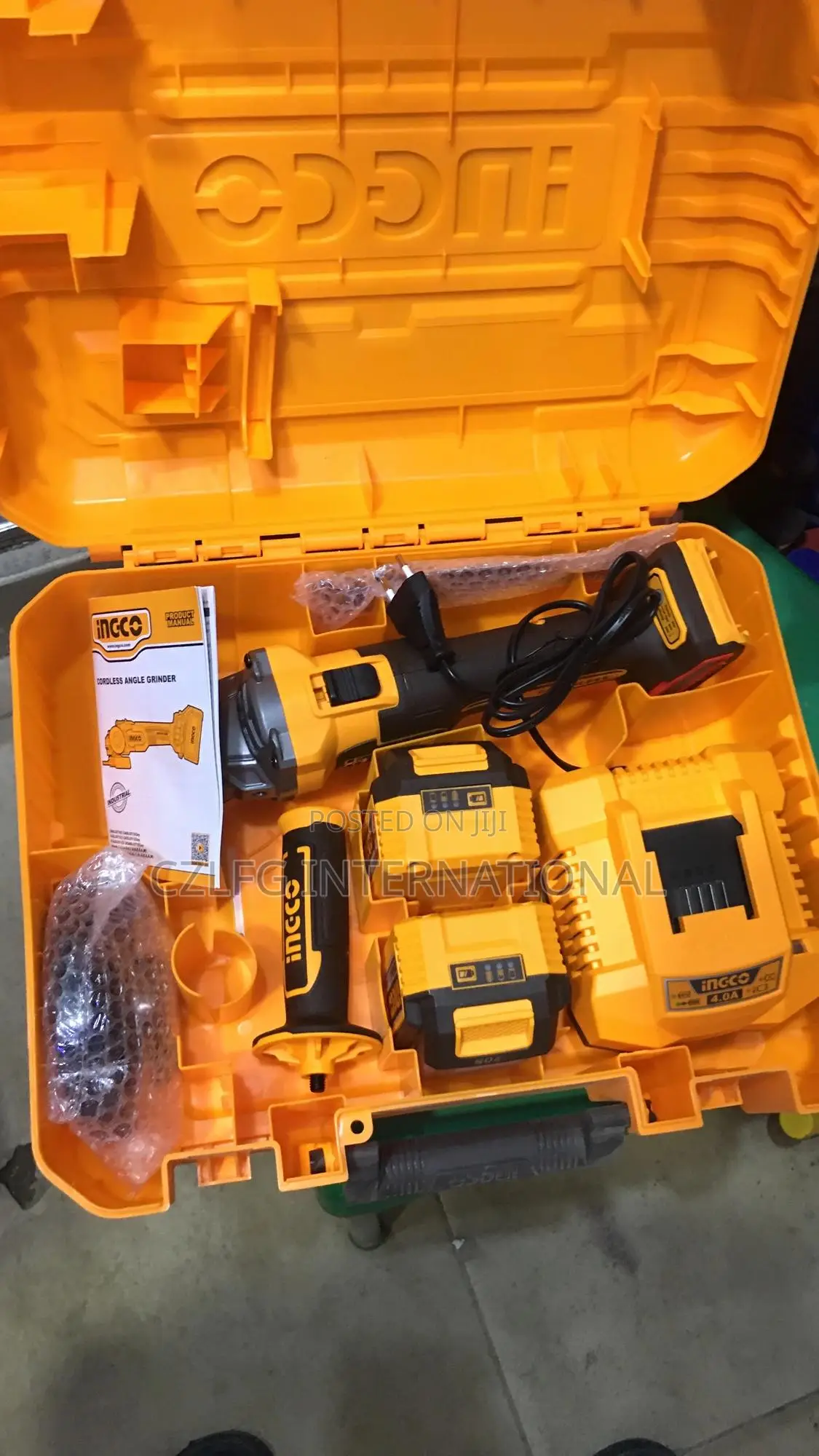 20v Cordless Angle Grinder