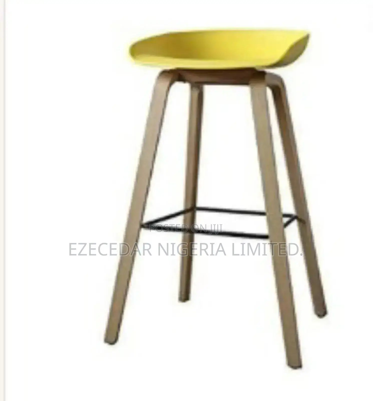 Bar Stool With Wooden Legs