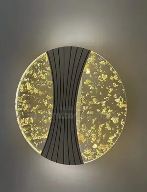 Acrylic Cracked Smoke Wave Wall Lamp