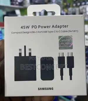 Original Samsung Charger 45w Pd C -C Super Fast Charger