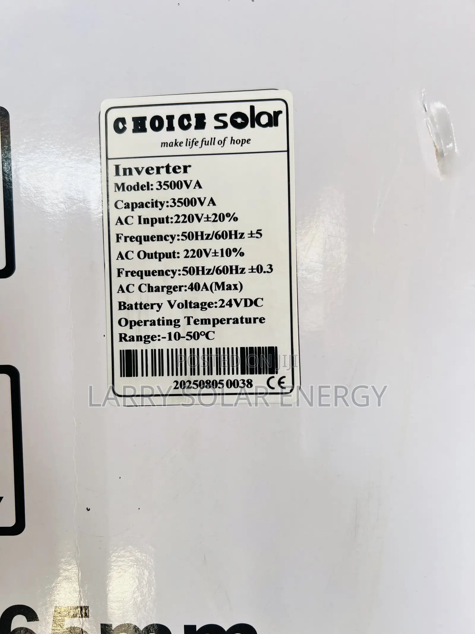 3.5kva Choice Solar Inverter