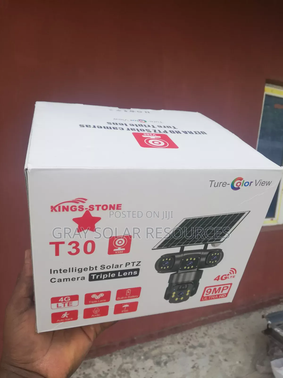 3 Lens PTZ Silar Security Camera