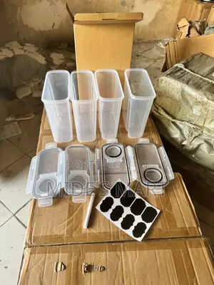 4pcs Acrylic Cereal Storage
