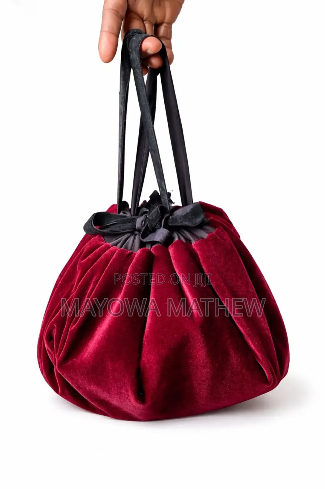 Velvet Drawstring Beauty Pouch