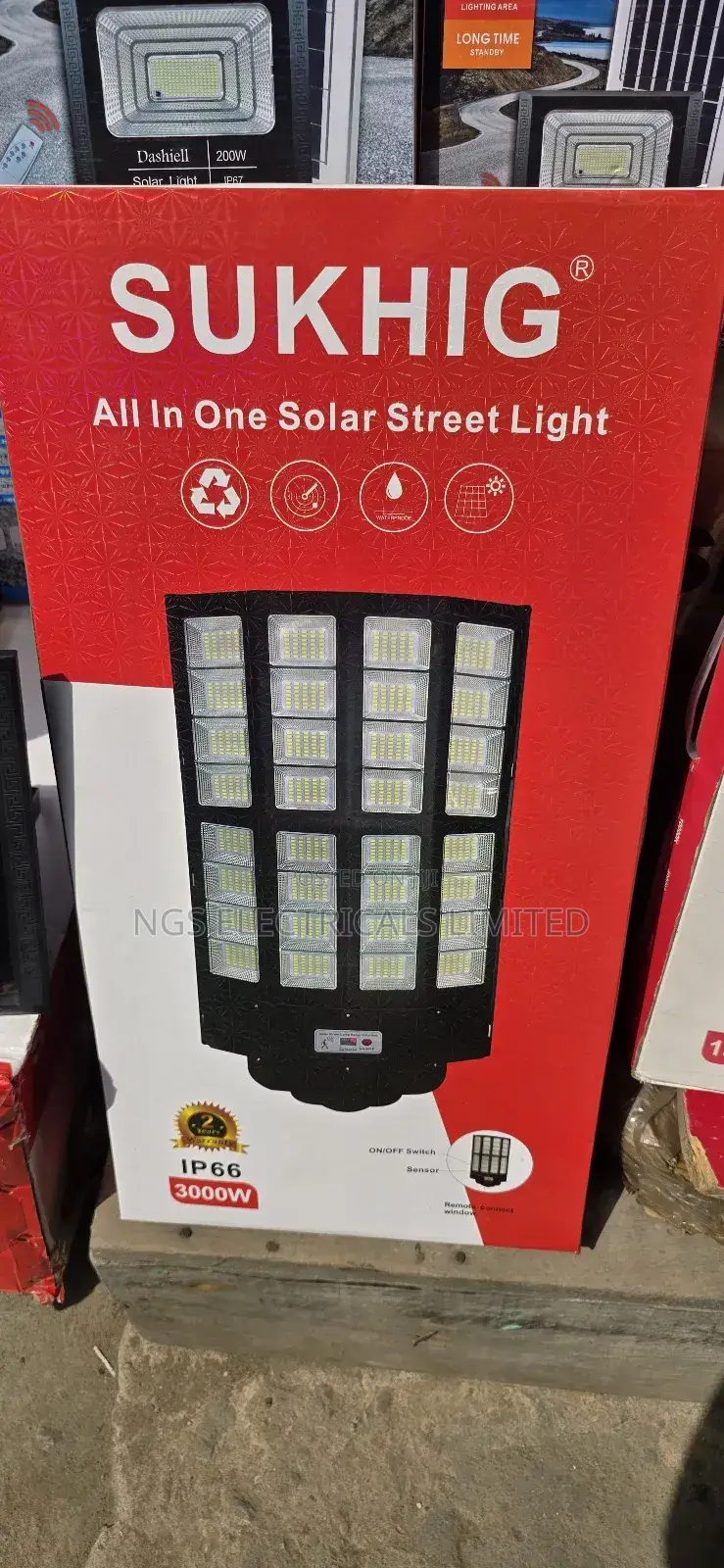 3000w All in One Solar Street Light