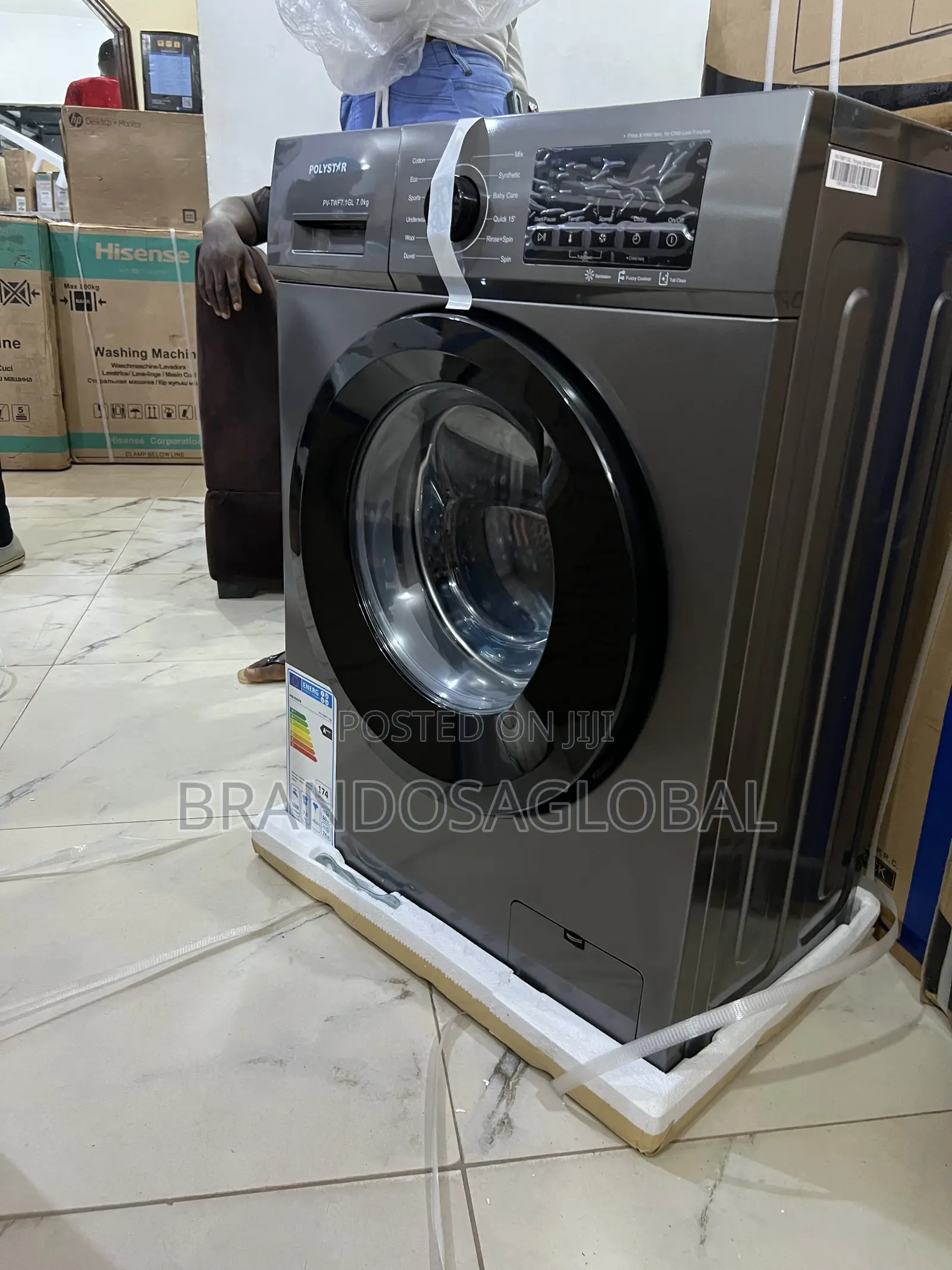 Compact Polystar 6kg Front Load Washing Solution [Pv-Twd7.1gl]
