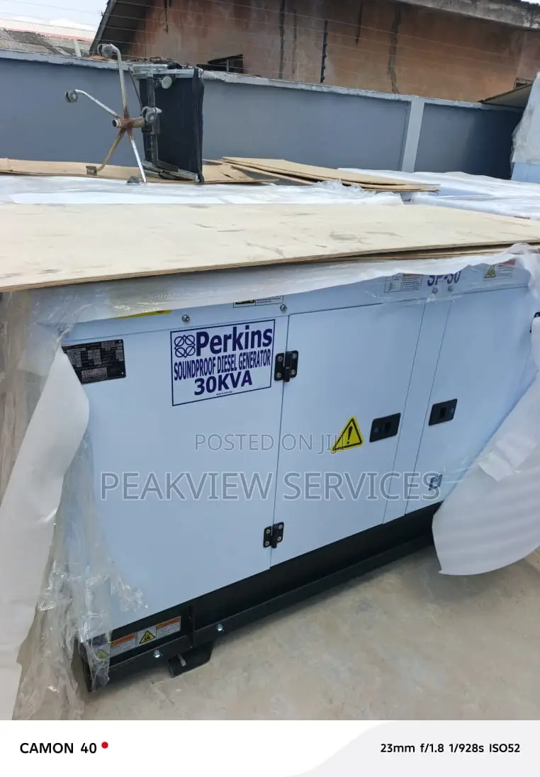 Soundproof 30kva Generator With Perkins Engine