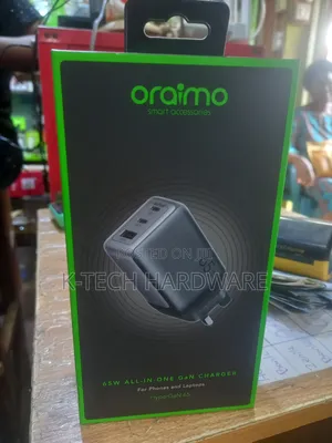 65w Oraimo All in One Laptop and Phone Charger