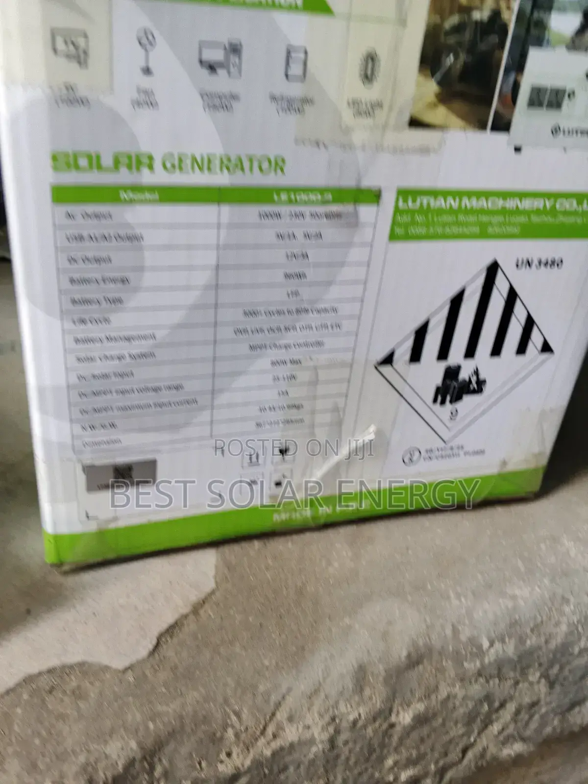 Lutian 1000watt Solar Generator With Panel