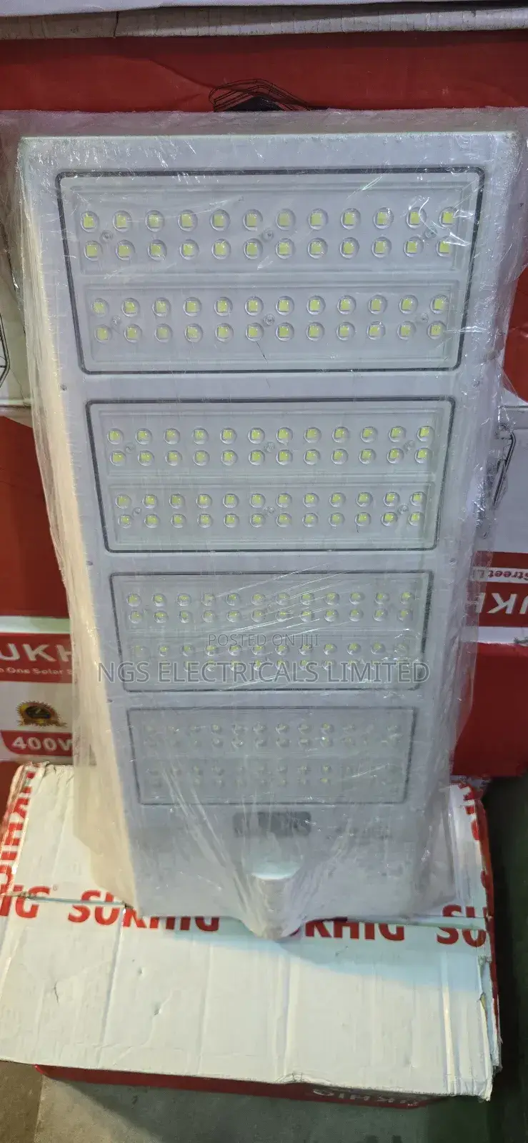 4500w Solar Street Light White Body