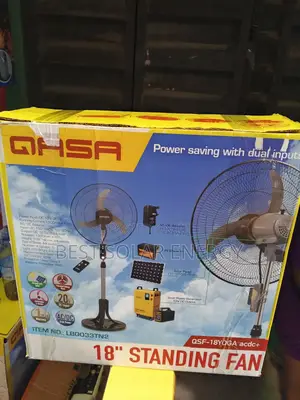 Qasa Solar Dc Fan Standing