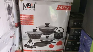 MBH Exclusive 15pcs High Quality Die Cast Cookware Set