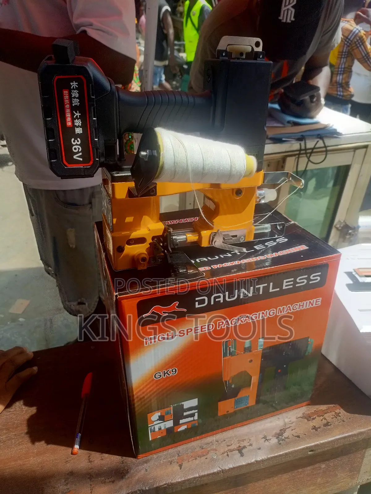 Cordless Beg Packaging Machine or Beg Closer Machine