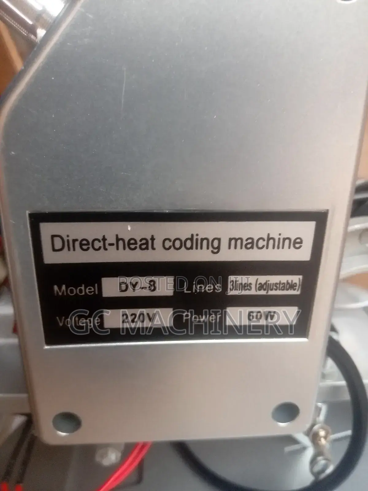 Direct Heat Coding/Printing Machine