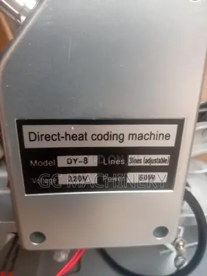 Direct Heat Coding/Printing Machine