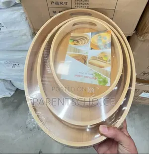 Wooden Trays - 3pcs Set