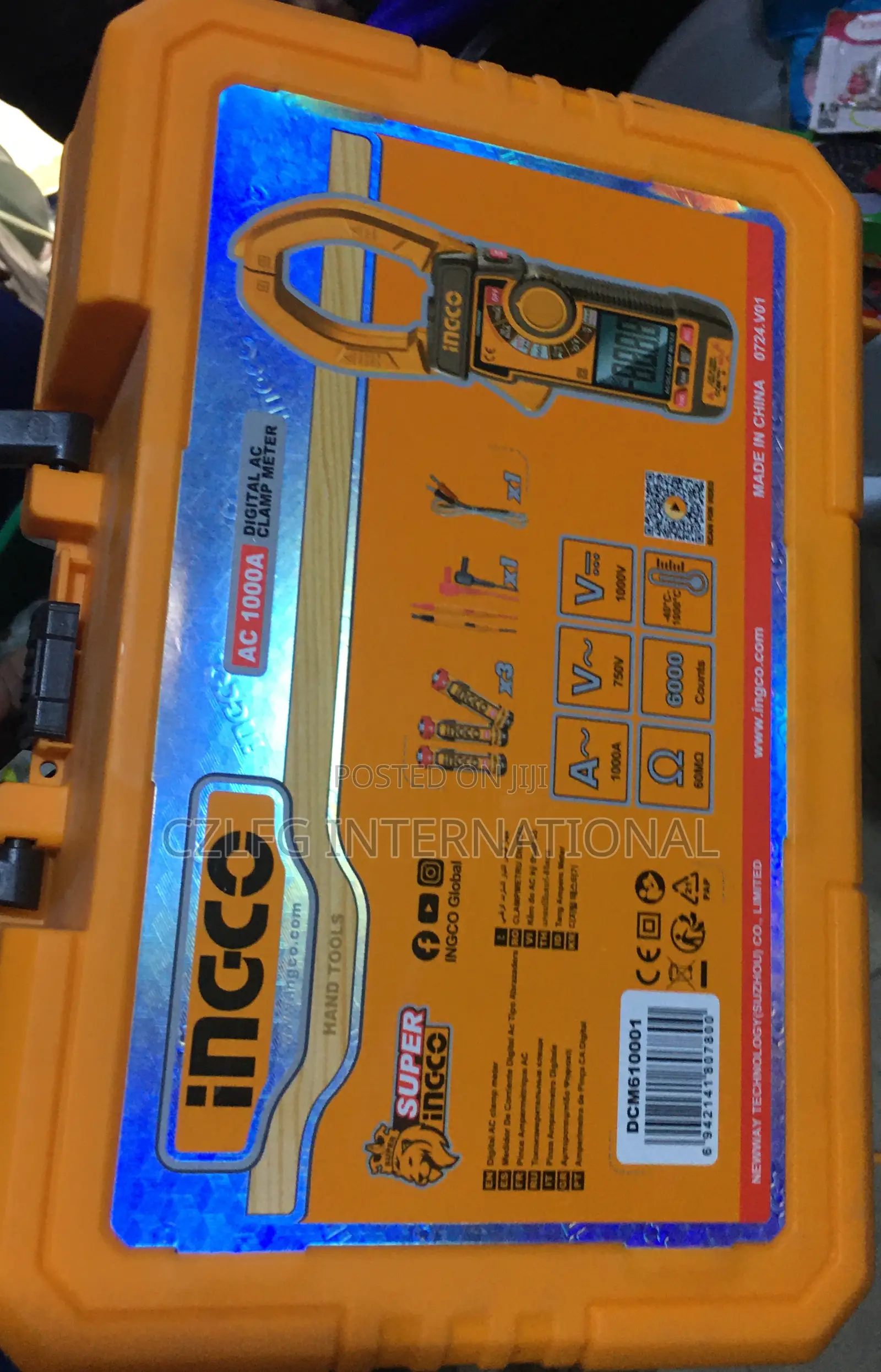 1000amps With Dc Voltage Measure Digital Ac Clamp Meter