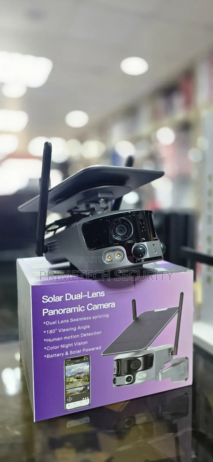 Solar Dual-Lens Panoramic Camera