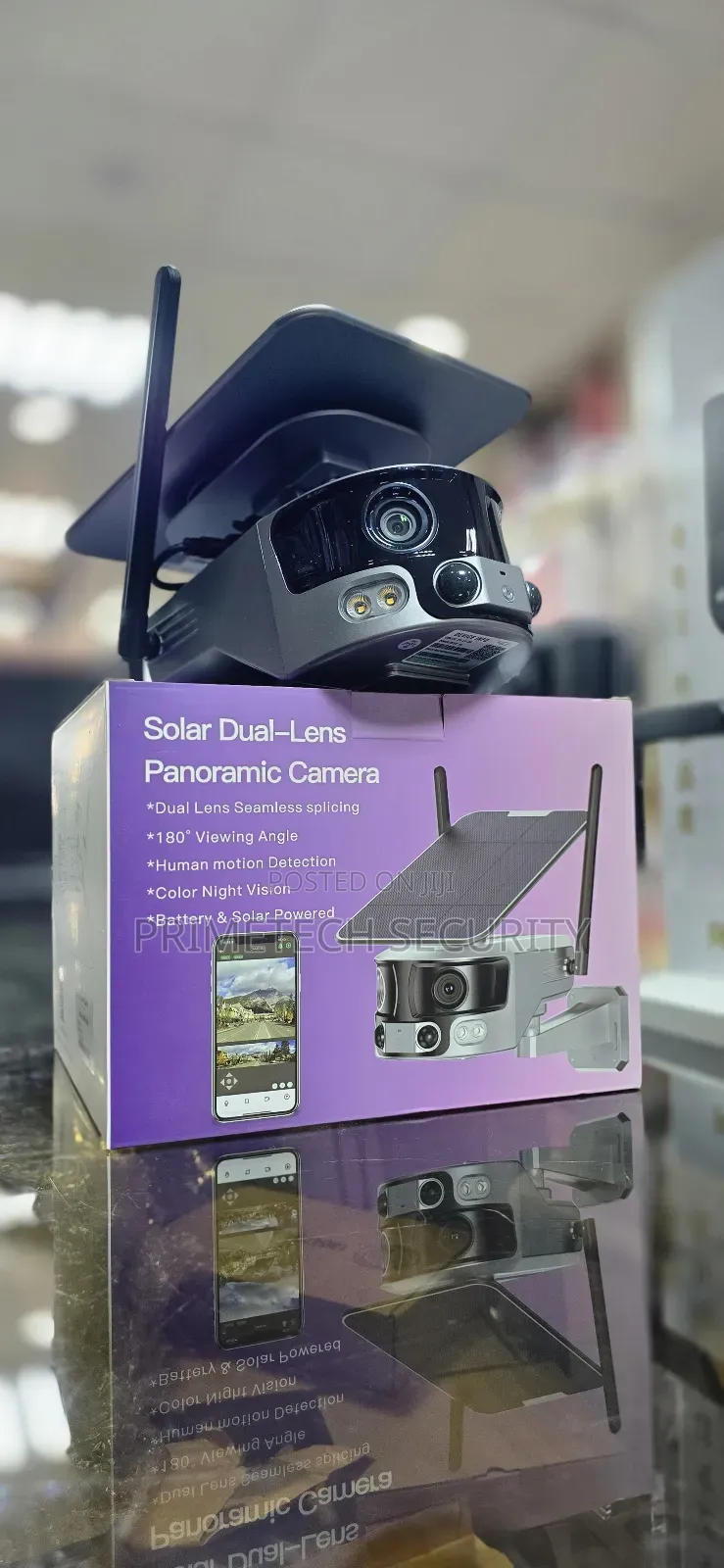 Solar Dual-Lens Panoramic Camera
