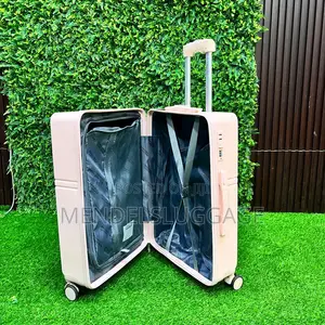 4 in 1 Premium Pink Hard Shell Luggage Set With Spinner Wheels