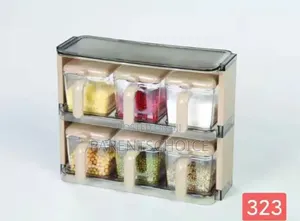 6pc Containers Kitchen Seasoning/Spices/Condiment Box
