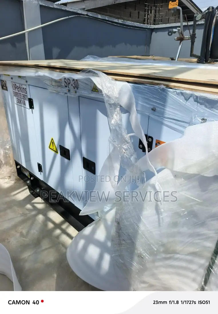 Perkins 30kva Low Sound Generator