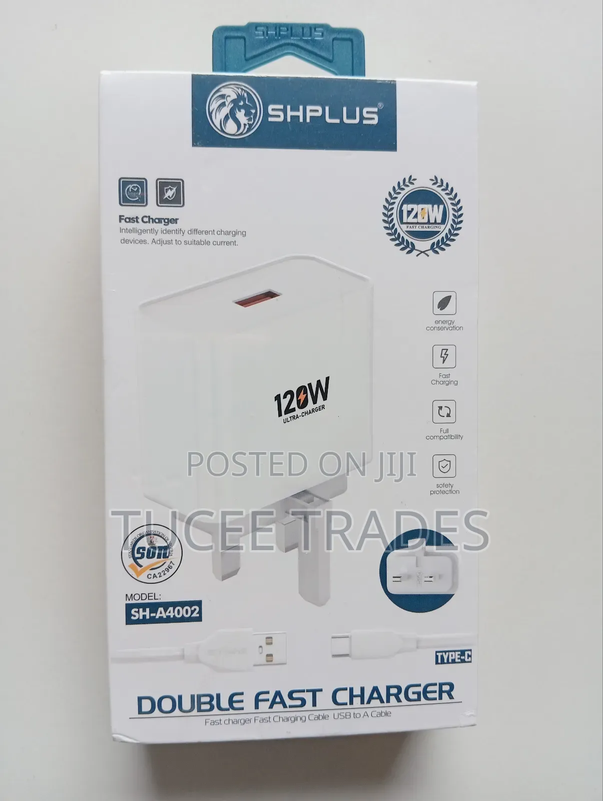 Shplus 120w Fast Charger Type C