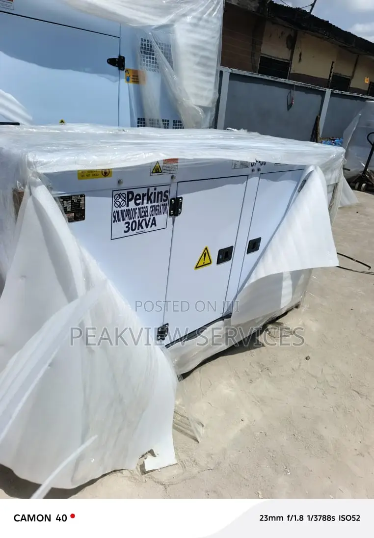30kva Perkins Sound Shield Generator