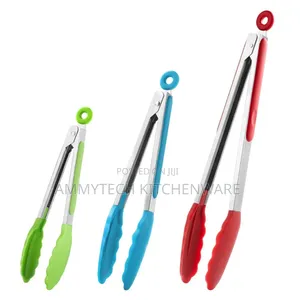Heat Resistant Barbecue &Pastry Picker Tong With Hanging Loop