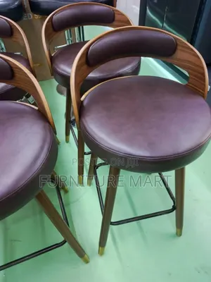 Fabric And Leather Bar Stools