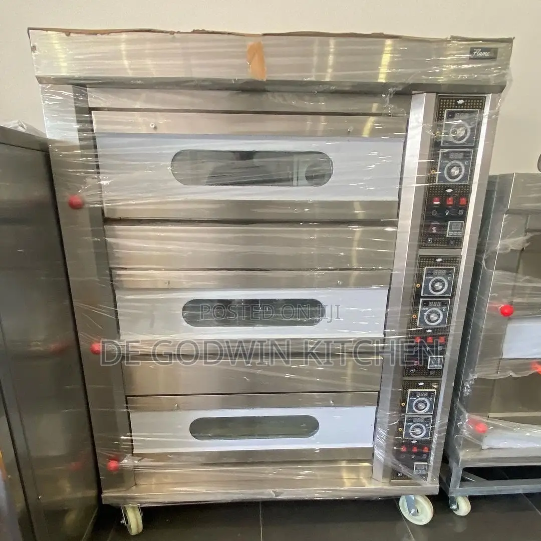6trays Gas Oven 3deck