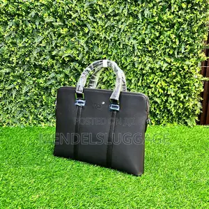 Mont Blanc Executive Black Laptop Bag for Office Business Use