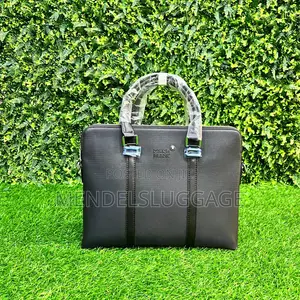 Mont Blanc Executive Black Laptop Bag for Office Business Use