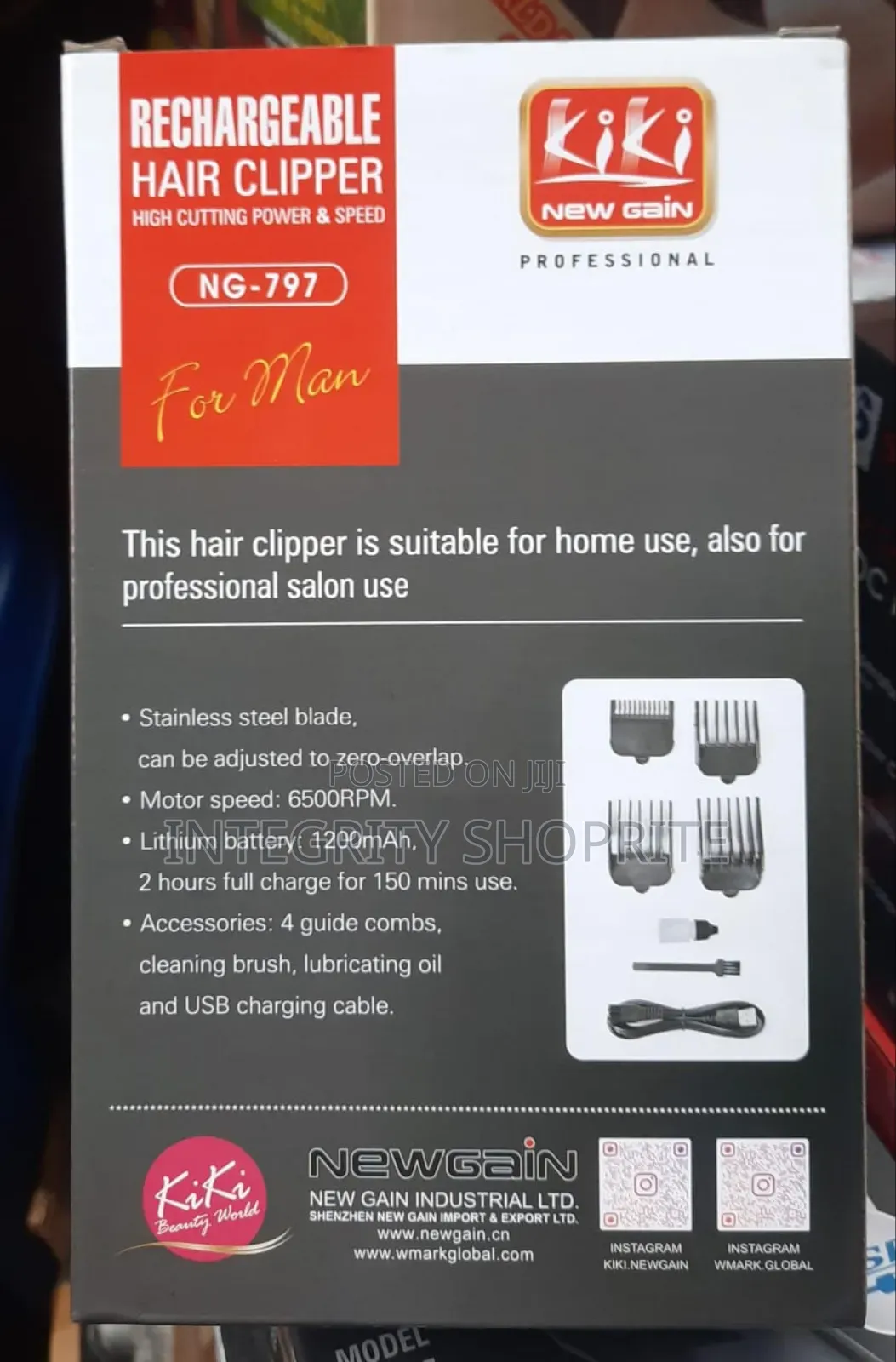 Rechargeable Clipper