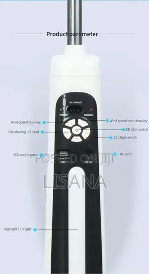 18'' Rechargeable Fan