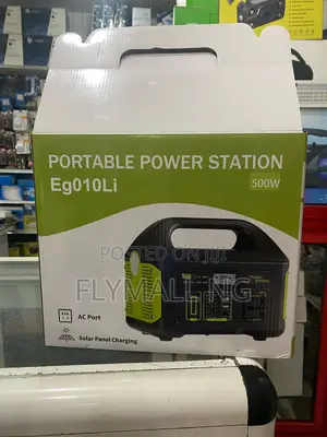 Portable 500w Ups Power Station Lithium Battery Solar Generator Bank