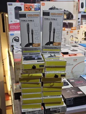 Usb-C to Usb-C 240w Fast Charging Cable + Foldable Phone Stand Combo