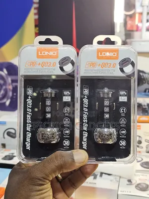 Ldnio Dual Usb Fast Car Charger - iPhone Android Compatible
