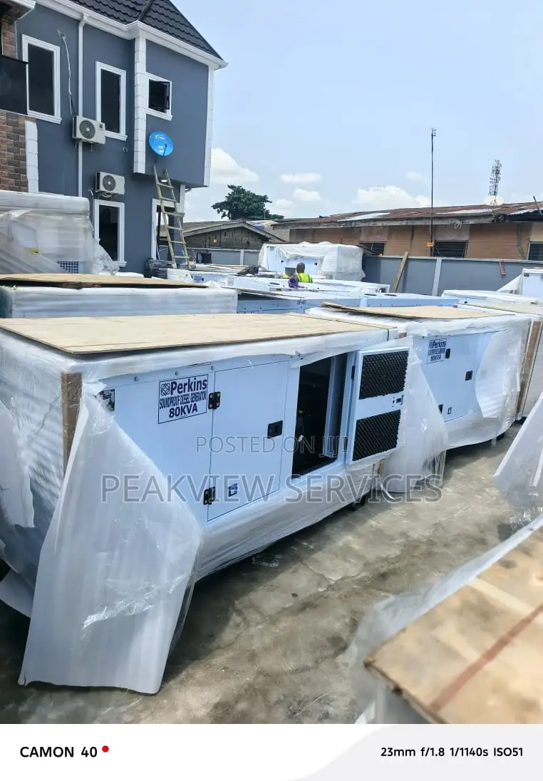 80kva Silent Diesel Generator Perkins Powered