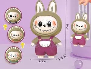 Labubu Face Changing Keychain Accessory
