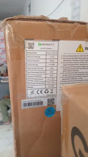 Growatt Lithium Battery 14.3kwh 51.2v