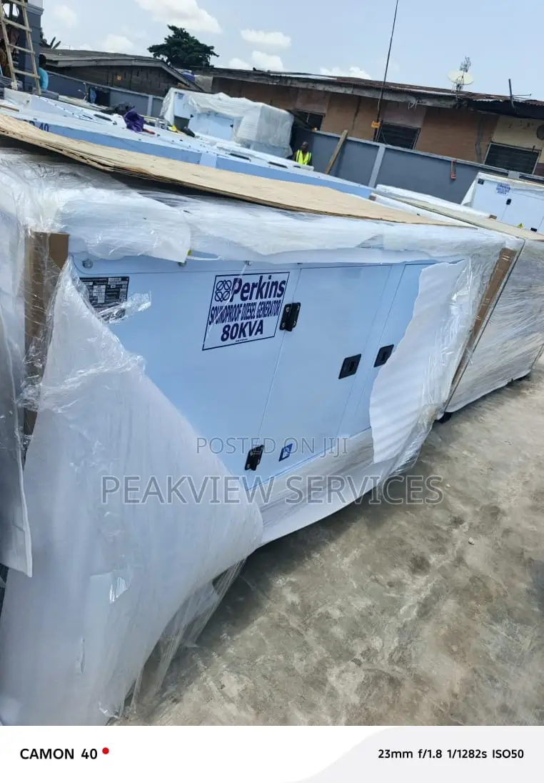 Perkins 80kva Low Sound Power System