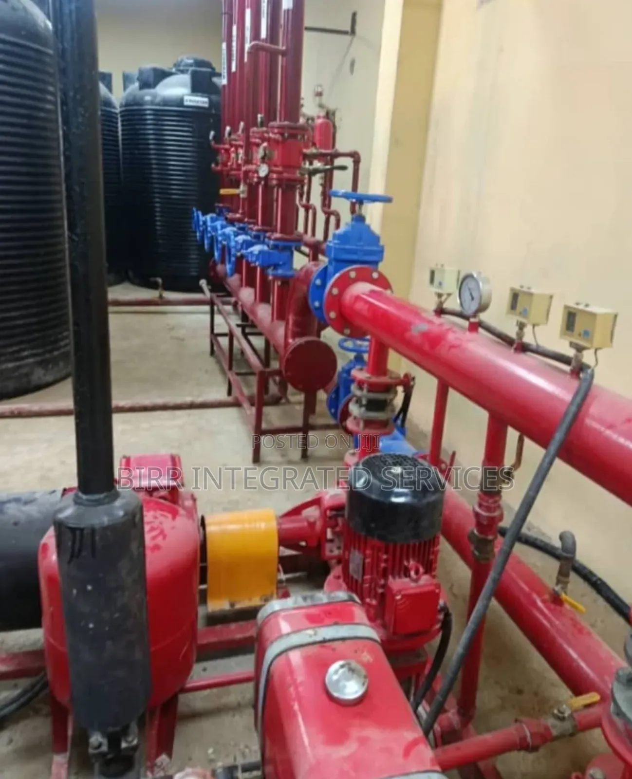 Sprinkler And Hydrant System