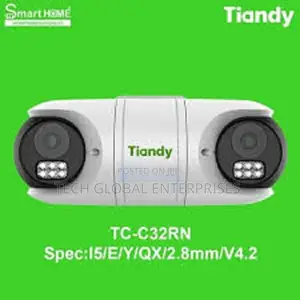 Tiandy Tc-C32rn 2.8mm Dual 2mp Fixed Ir Bullet Camera