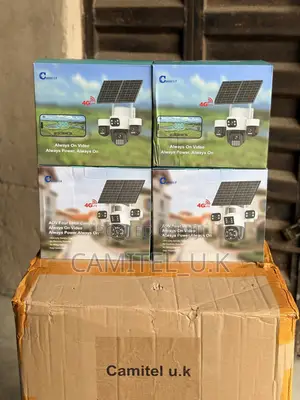 4-Lens Aov PTZ Solar Security Camera
