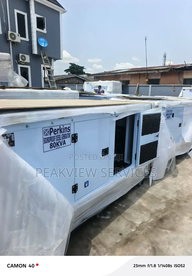 Perkins 80kva Soundproof Power System