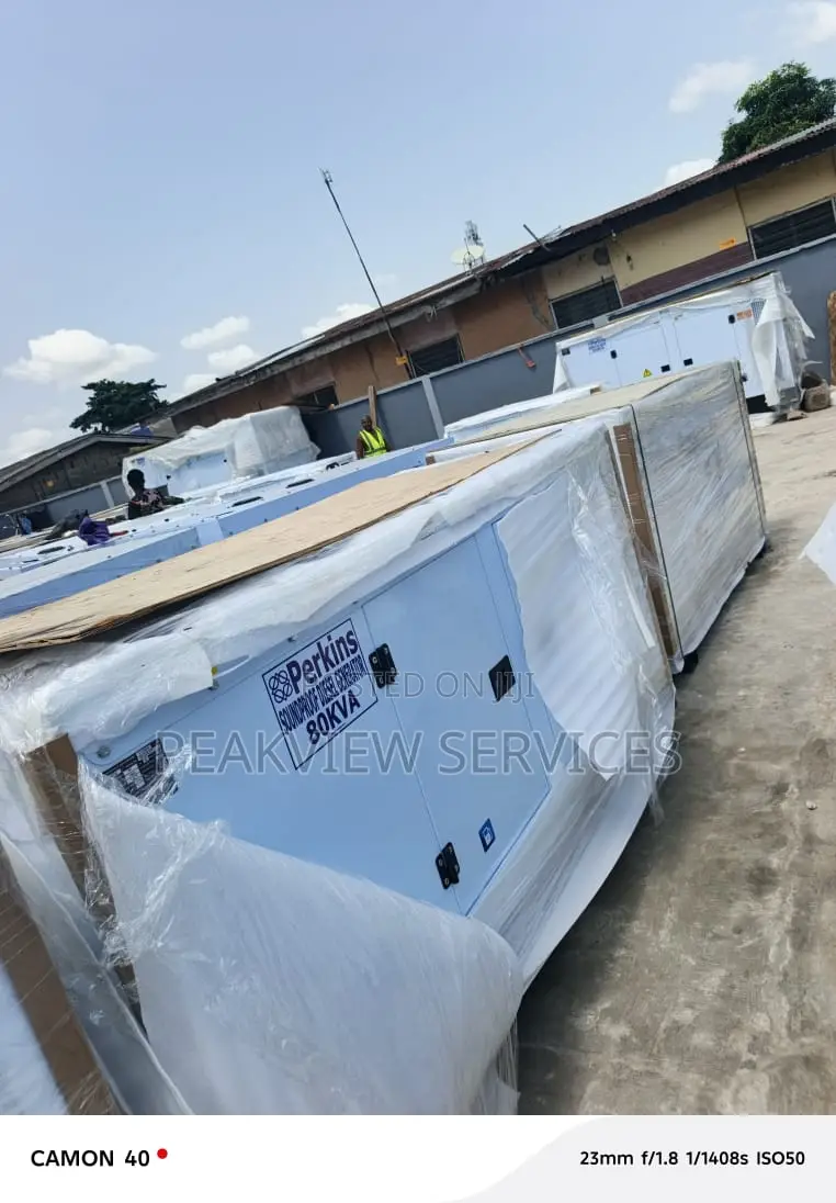80kva Perkins Covered Generator Unit