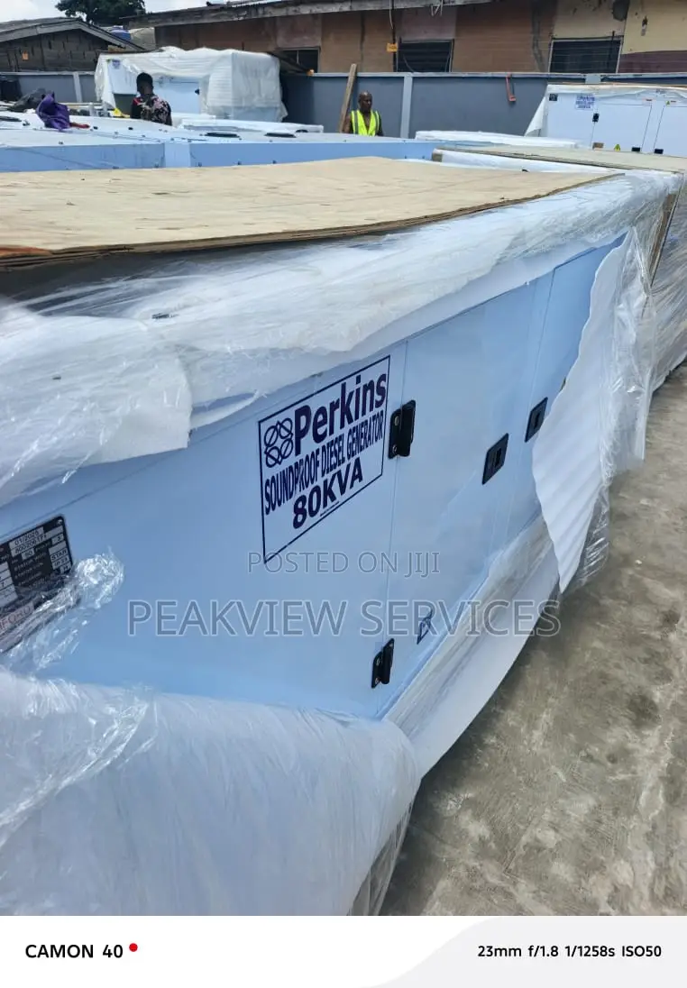 Perkins Engine 80kva Silent Power Set