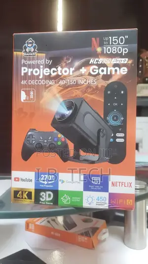 Projector + Game Decoding 40 - 150 Inches